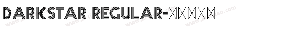 Darkstar Regular字体转换